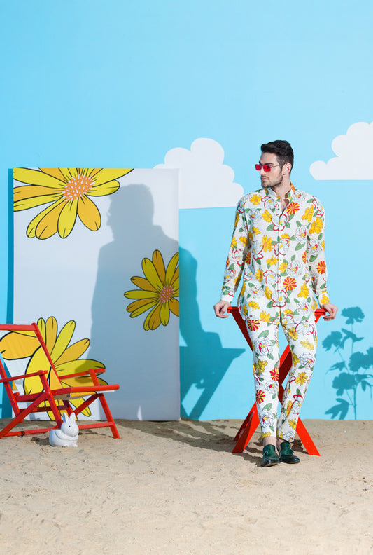 PRINTED SHIRT WITH LYCRA PANTS - CHASING THE SUN