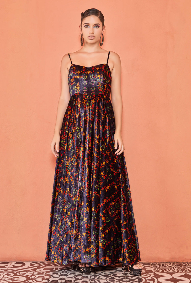 Navy Blue Dress by Nautanky
