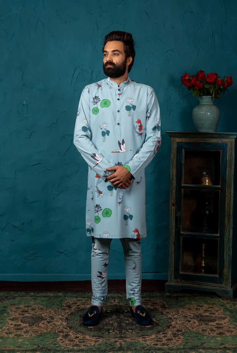 printed kurta set