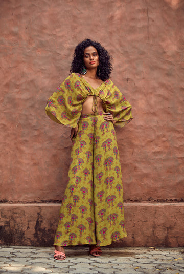 Green Co-Ord Set by Nautanky