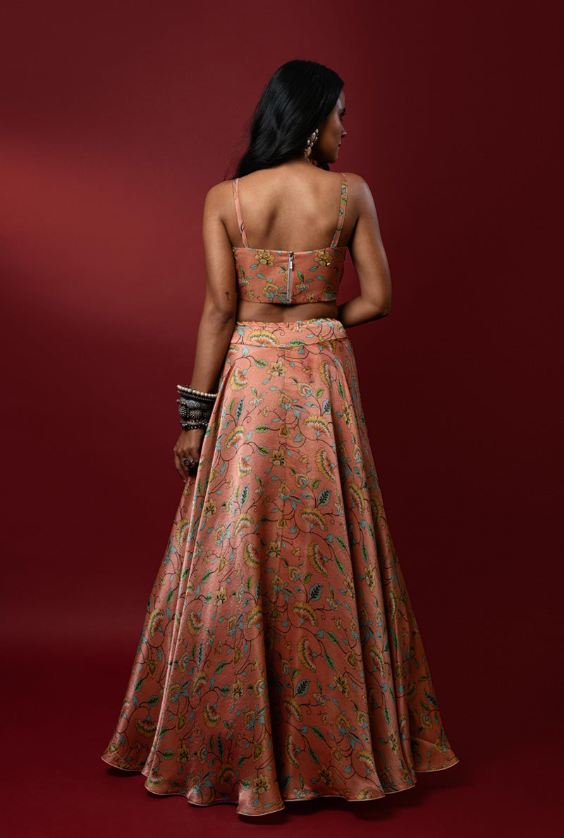Printed lehenga