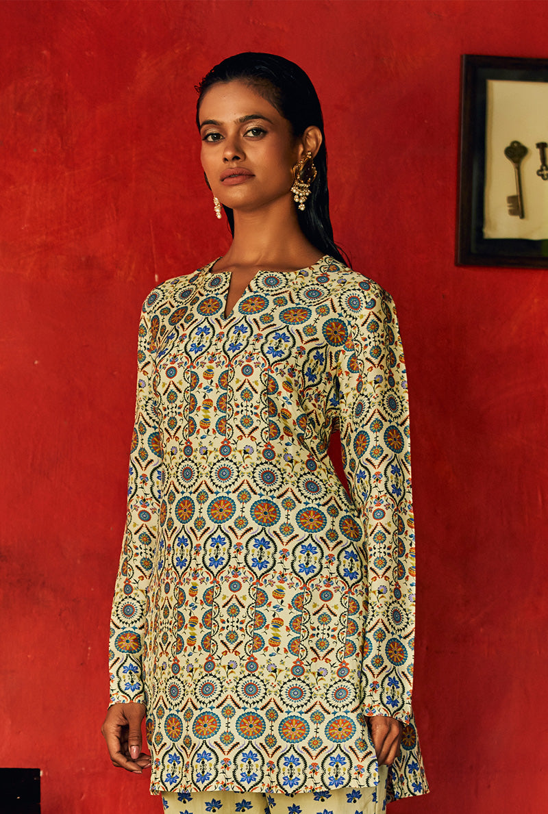 Designer Ladies Kurta with Sharara