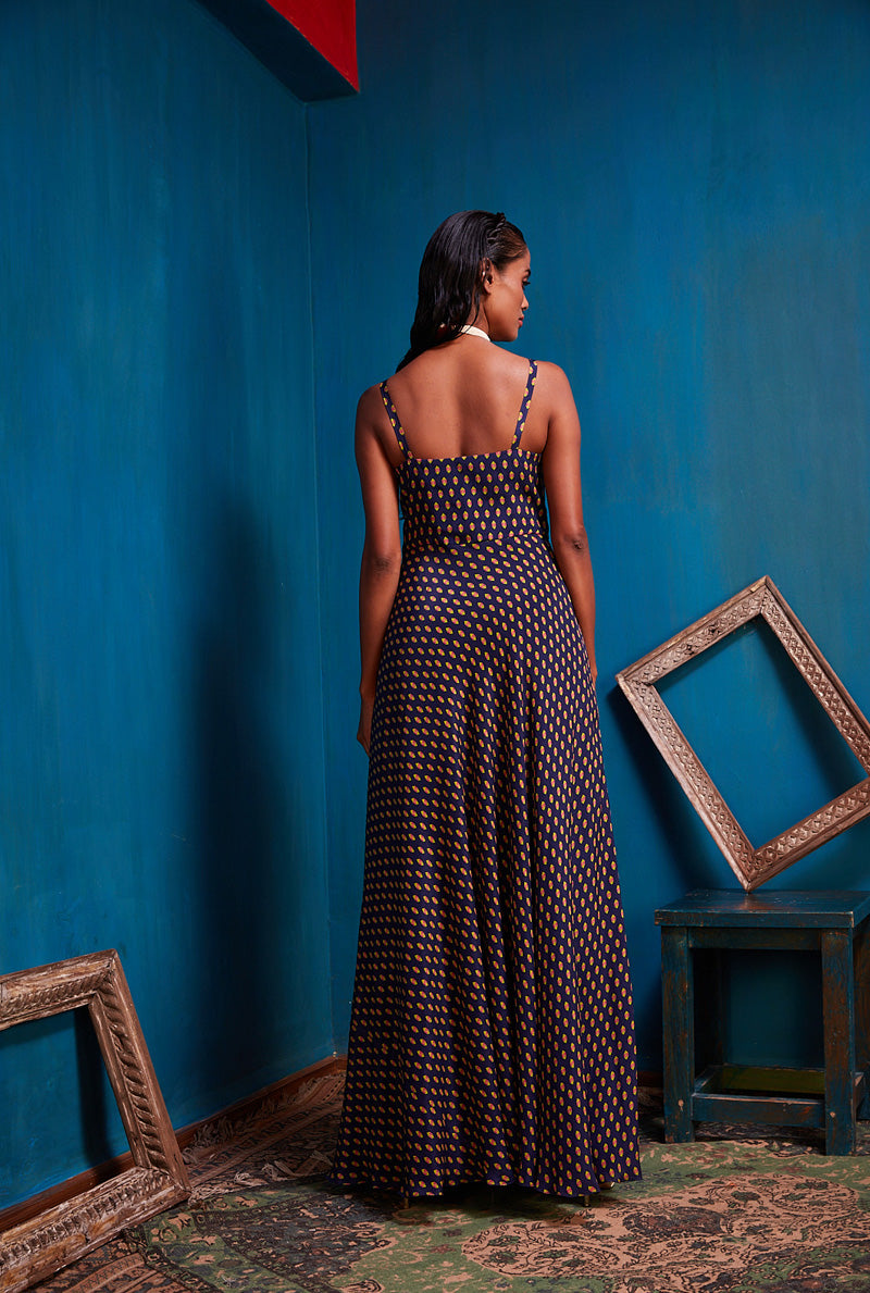 Midnight Blue Long Maxi Dresses for Women