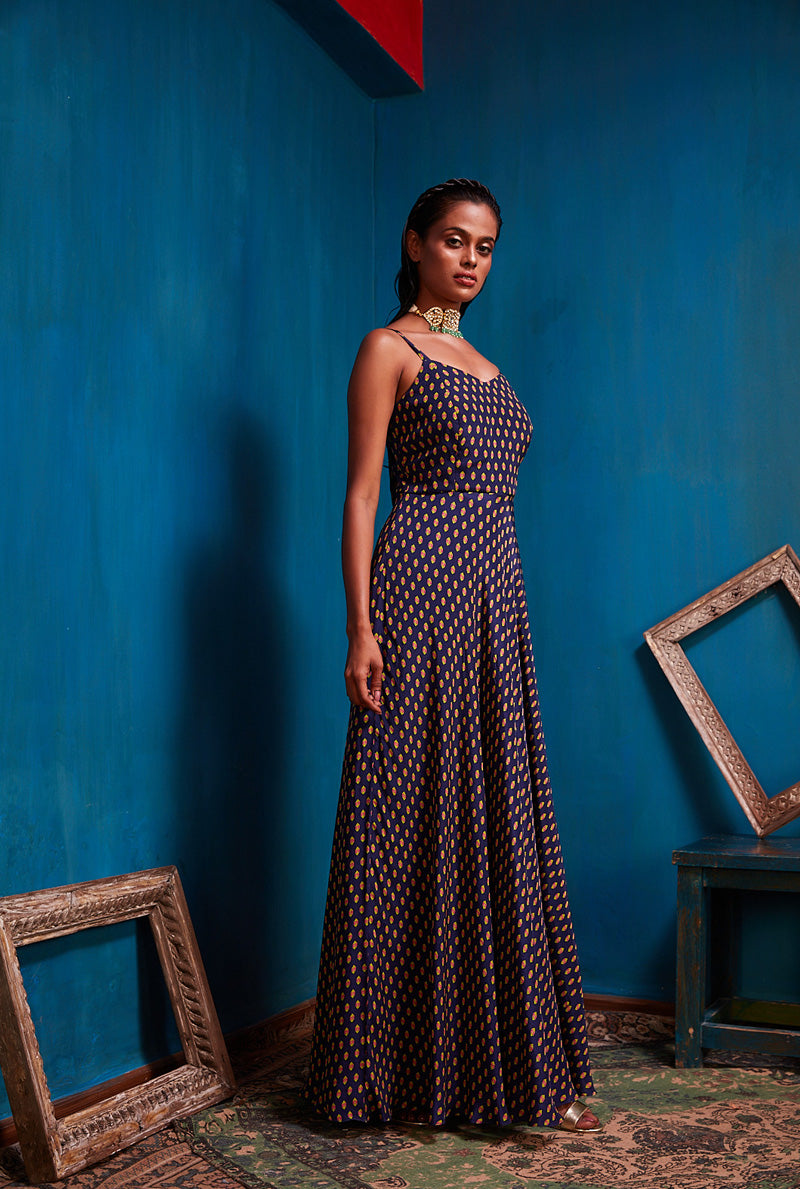 Midnight Blue Maxi - Designer Outfits for Women