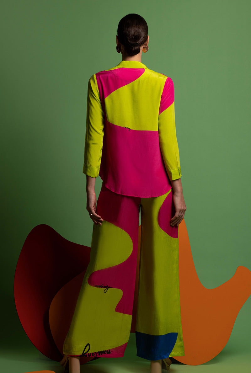 Acid Hues - Wide Leg Pants