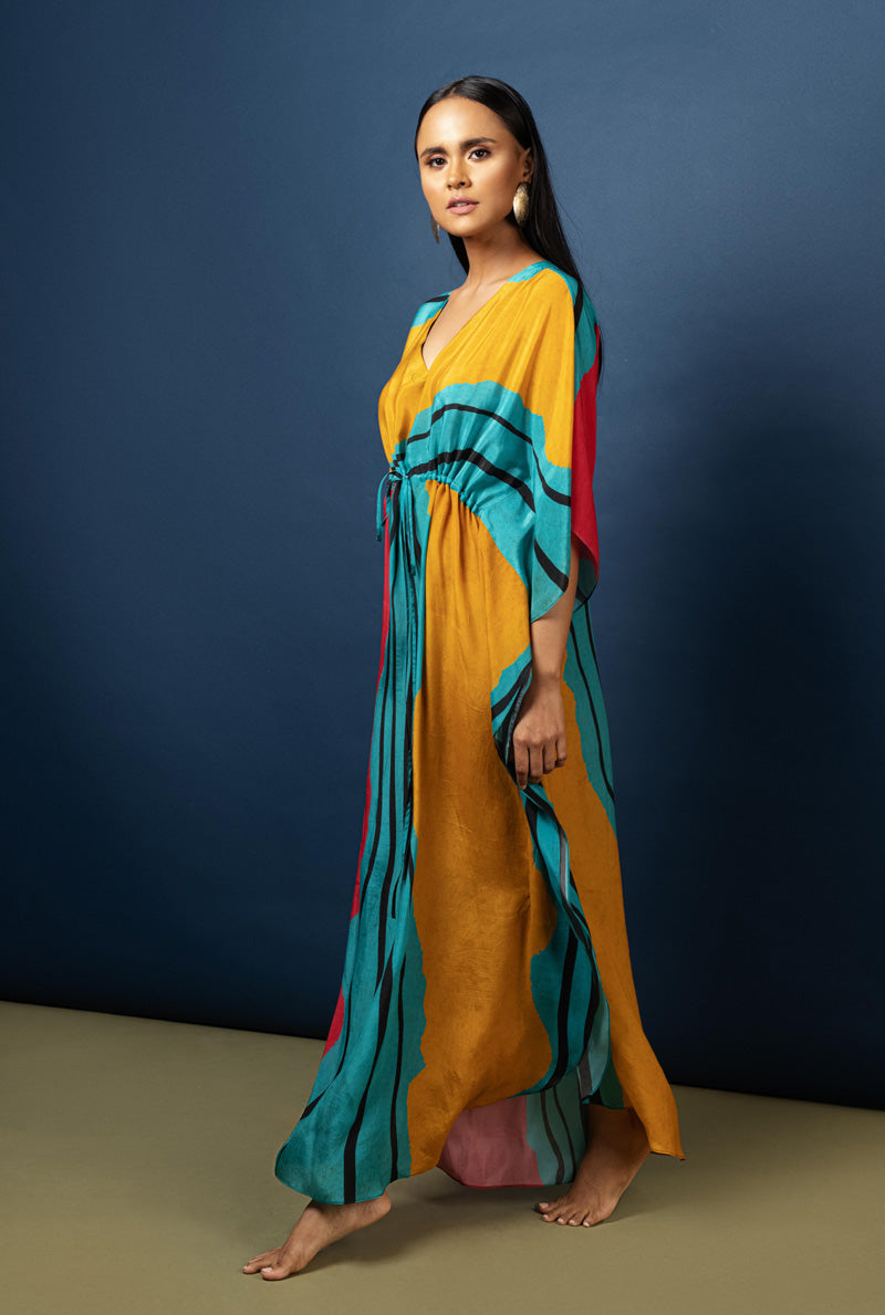 designer kaftan dress