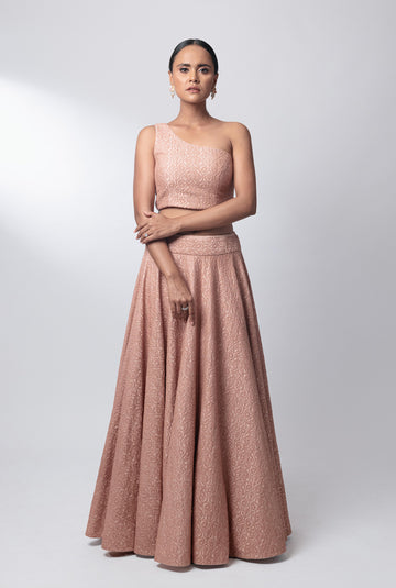 Designer silk lehenga 