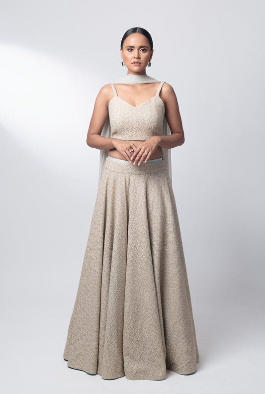 Sage Green Lehenga Set