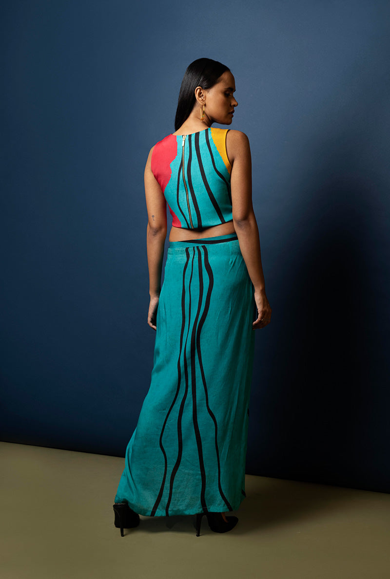 Designer long skirt