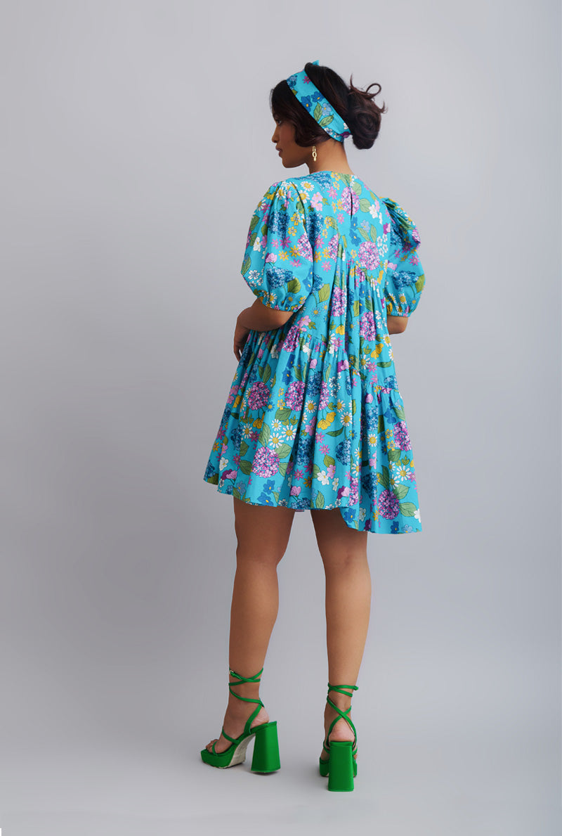 Three Tired Dress - Indo Western Drape Dresses