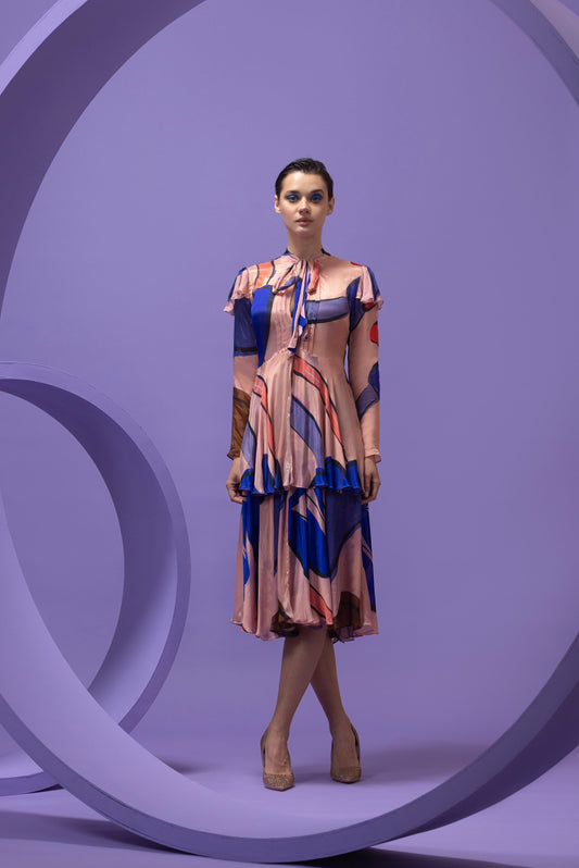 FELT CUTE! - Chiffon Dress