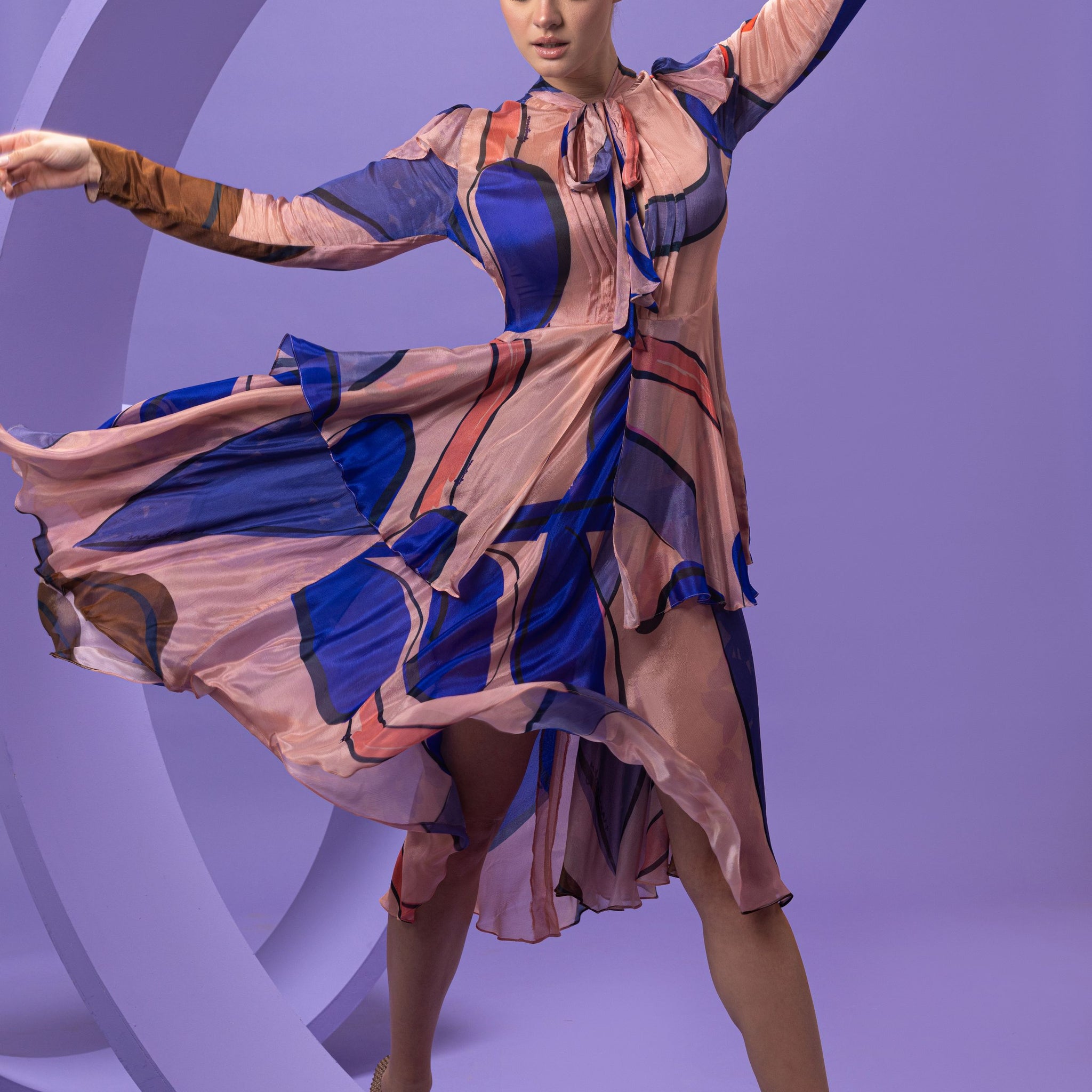Felt Cute - Chiffon Dress - Nautanky