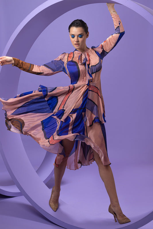 FELT CUTE! - Chiffon Dress