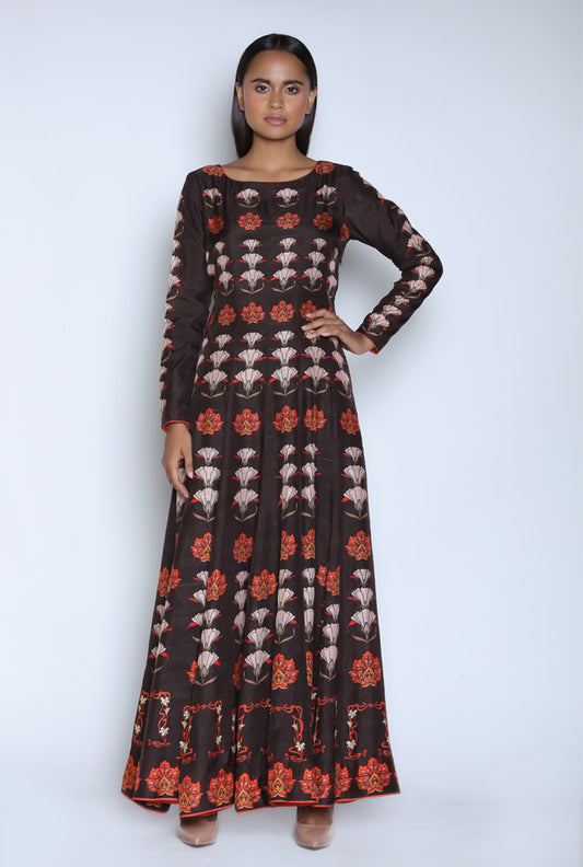 CHOCOLATE BROWN KALIDAAR