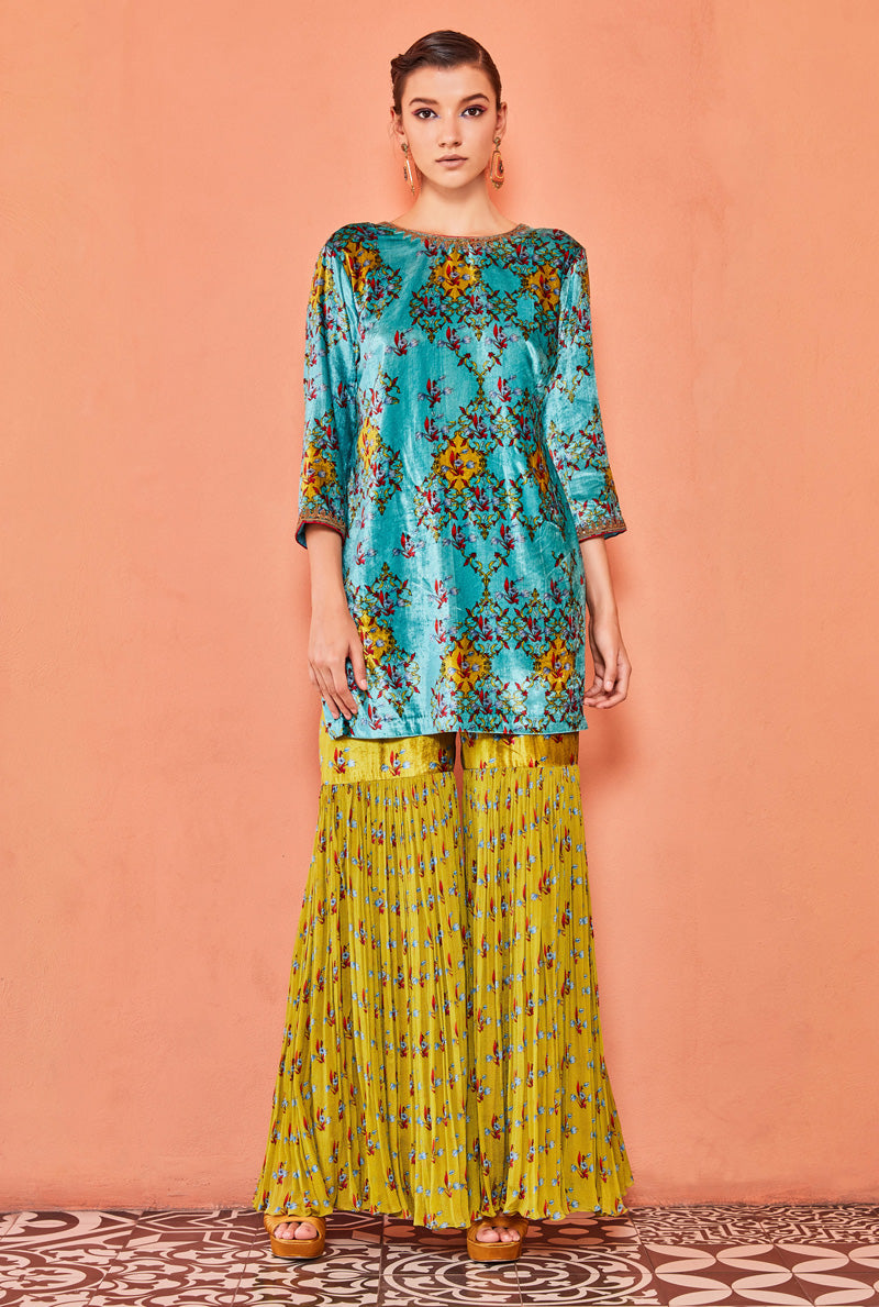 Kurta with sharara