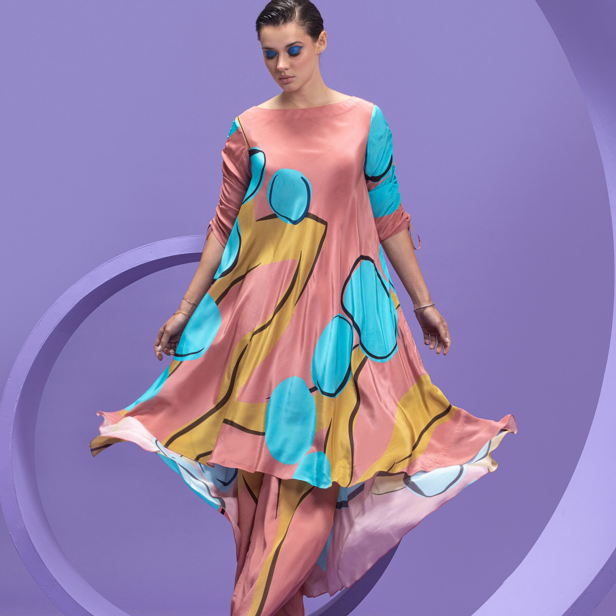 Almost Ready - Asymmetric Tunic with Pants