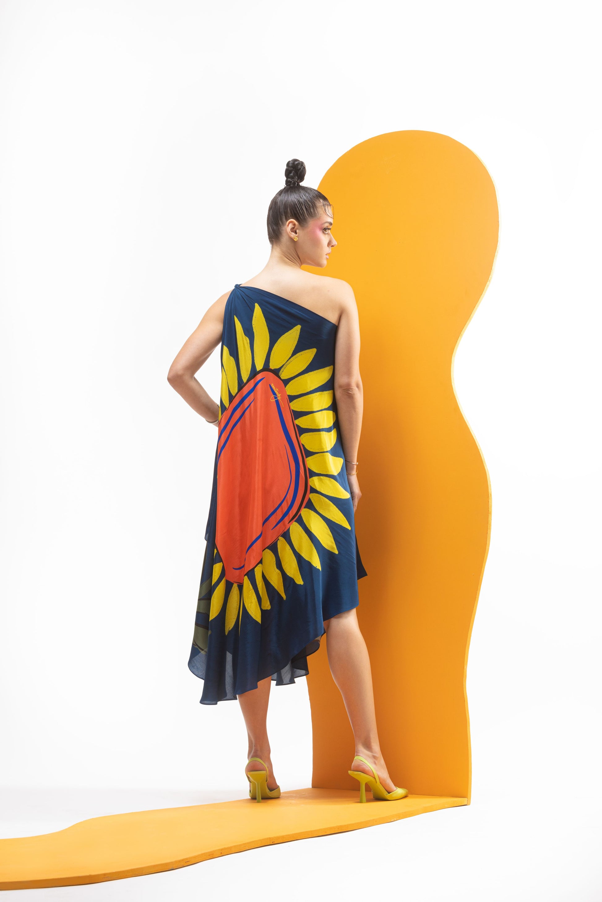Bittersweet Drape Dress - Designer Clothes