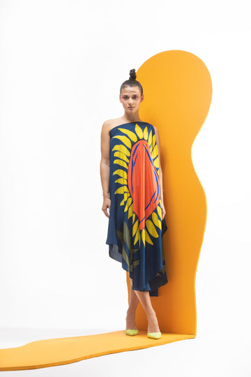 Bittersweet Drape Dress by Nautanky