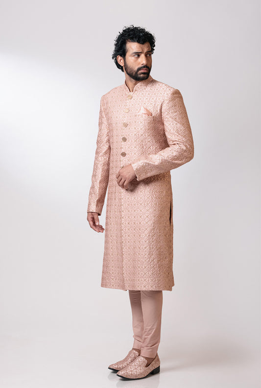 Blush Sherwani Set