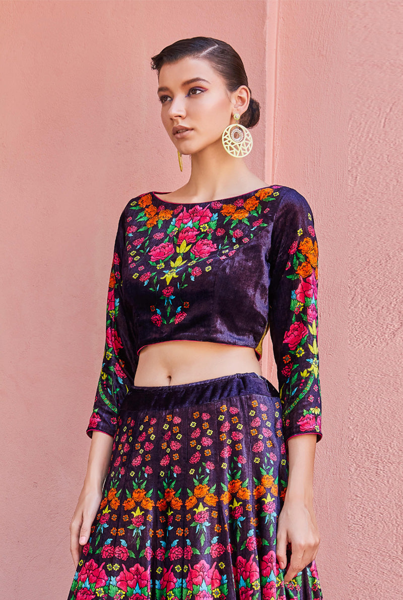 printed lehenga sets