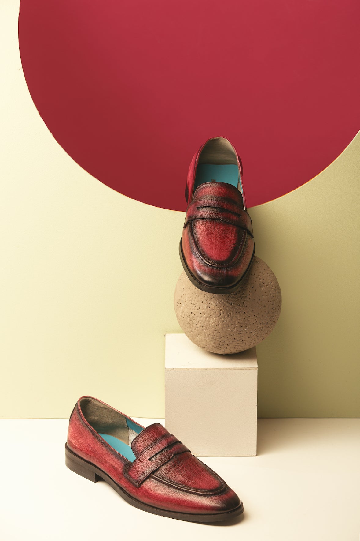 Cherry Penny Loafers
