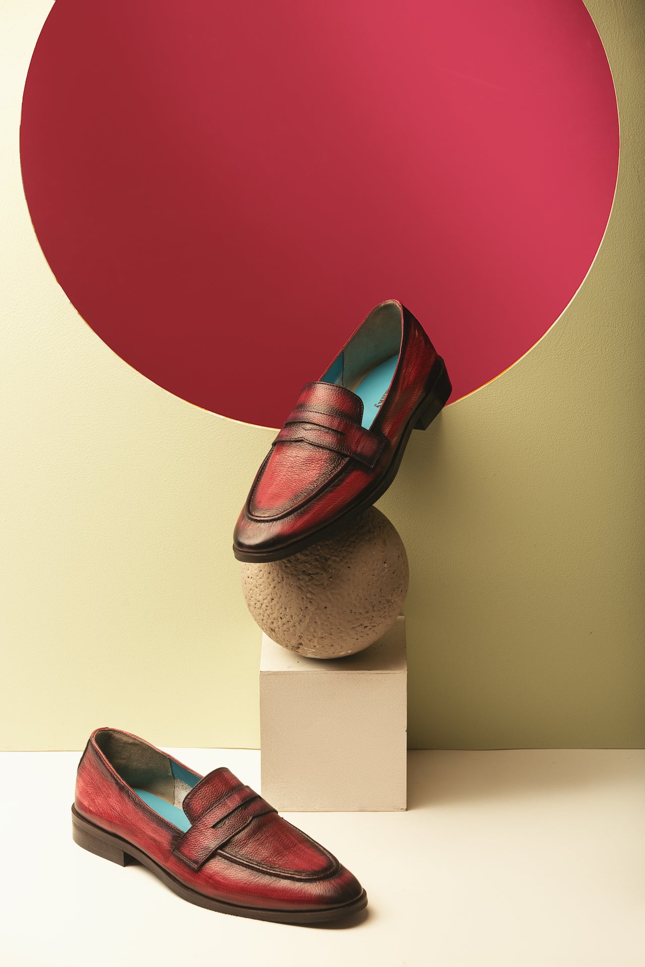 Cherry Penny Loafers