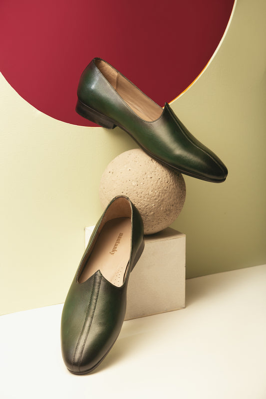 MOJDI WITH STRAP- GREEN