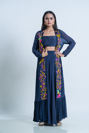 Navy Allium Co-ord