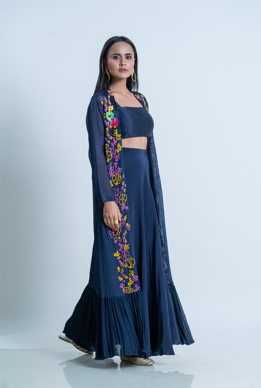 Navy Allium Co-ord